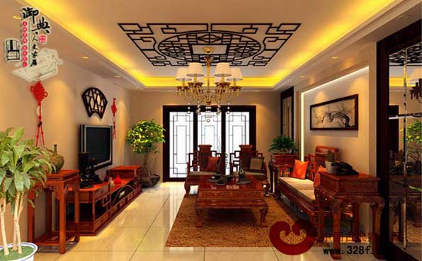 御典紅木展廳內(nèi)景