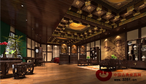 東陽市紫檀博物館內(nèi)部