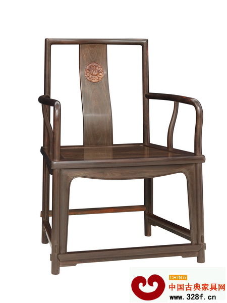 魯班木藝全榫卯結(jié)構(gòu)的扇形官帽椅