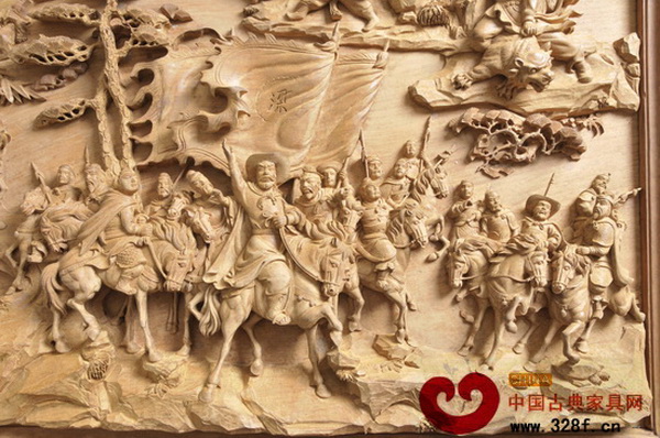 鴻庭軒——《水滸108將會(huì)議臺(tái)》局部圖