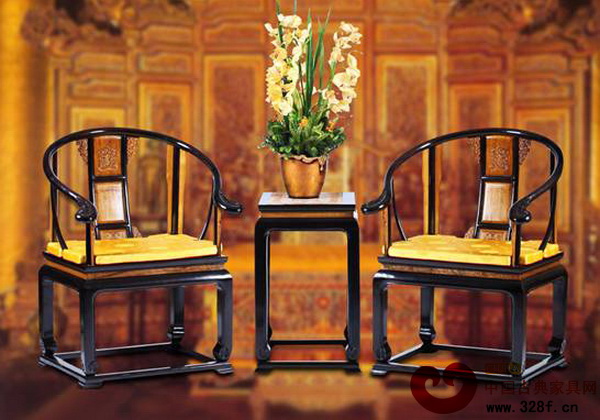 御典紅木金絲楠木皇宮椅