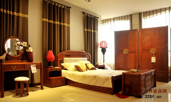 明堂紅木——《和合》臥室系列