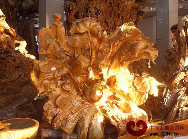 顏育田木雕作品