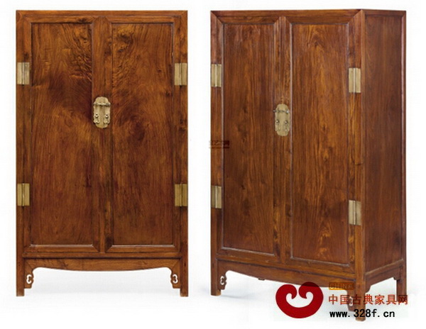 明或清前期·黃花梨大方角柜成對