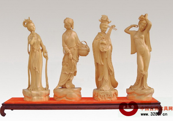 御典紅木——黃楊木四大美女