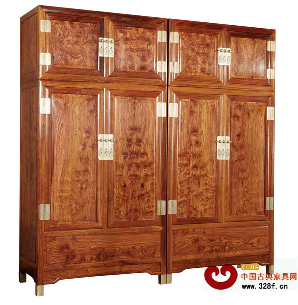 鴻紳堂——刺猬紫檀頂箱柜