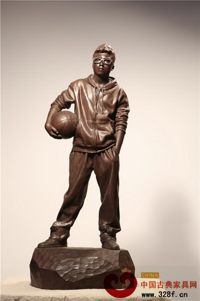 劉小金寫實木雕作品