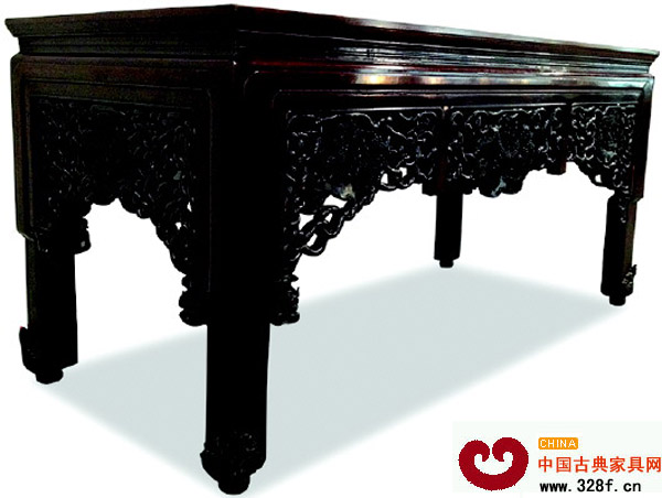 老紅木西廂記畫桌