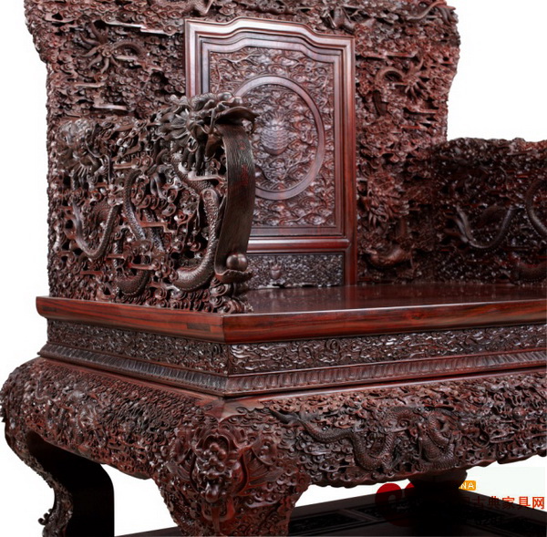 龍行天下寶座(憶古軒供圖)