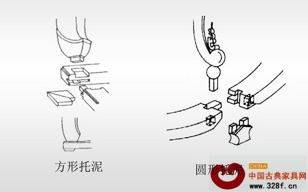 小小的一個托泥,傳統(tǒng)紅木家具用的榫卯接合方式就非常復(fù)雜,也正因為復(fù)雜,所以才能夠這么堅固。