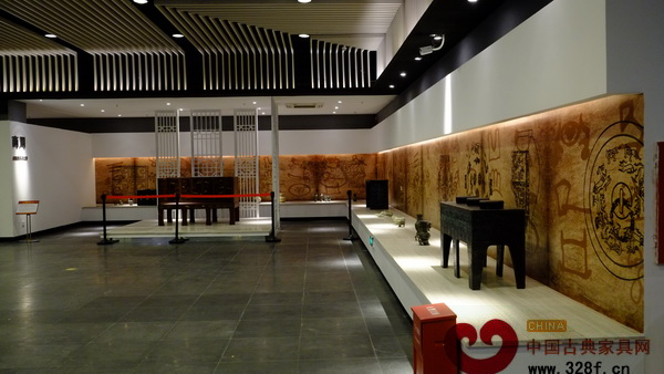 深圳紅木家具博物館內(nèi)商周家具展示