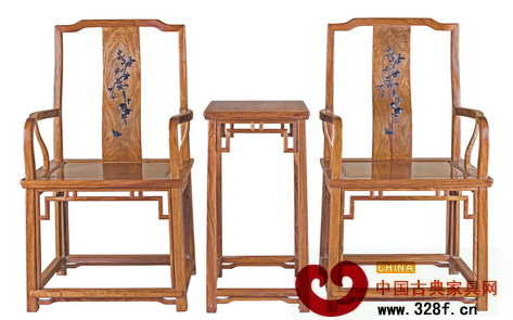 雄業(yè)紅木——刺猬紫檀官帽椅