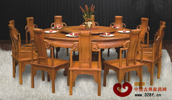 新明紅木——盛世圓臺(tái)