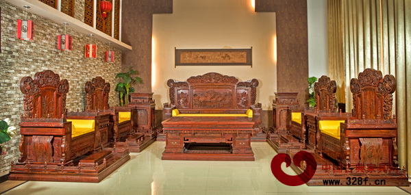 中信紅木——錦銹華夏沙發(fā)