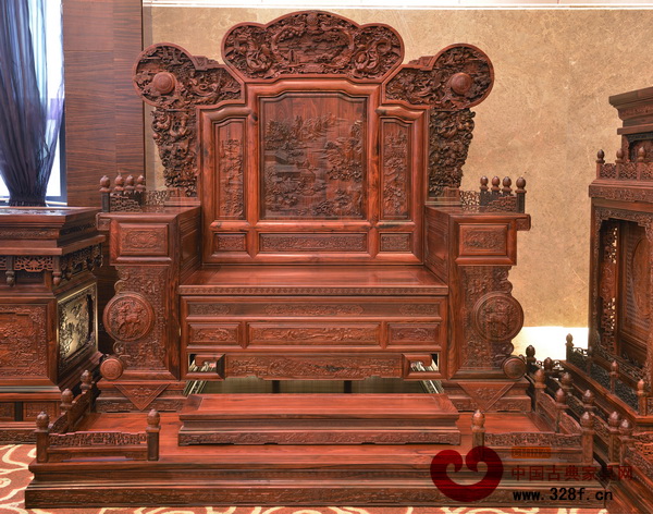 中信紅木——錦繡華夏沙發(fā)單椅