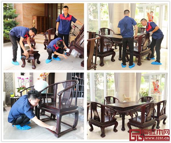 永華紅木嚴(yán)謹(jǐn)?shù)墓に囍谱髁鞒?、高要求的檢驗標(biāo)準(zhǔn)嚴(yán)控公司產(chǎn)品質(zhì)量，打造出集古、雅、精、麗于一身的紅木精品