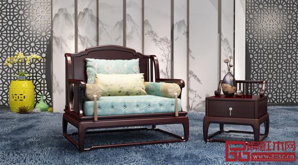 雍博堂紅木新品系列《黑酸枝·現(xiàn)代新中式沙發(fā)》