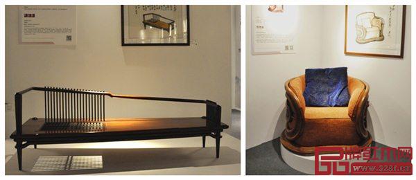 “15年新中式家具經(jīng)典作品展”展出的部分作品 