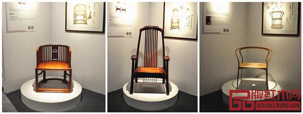 “15年新中式家具經(jīng)典作品展”展出的部分作品 “15年新中式家具經(jīng)典作品展”展出的部分作品