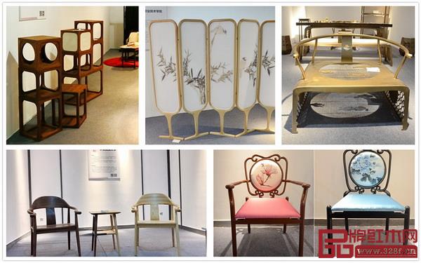 “新意思”新中式紅木家具設(shè)計(jì)展上的部分設(shè)計(jì)院校作品 “新意思”新中式紅木家具設(shè)計(jì)展上的部分設(shè)計(jì)院校作品