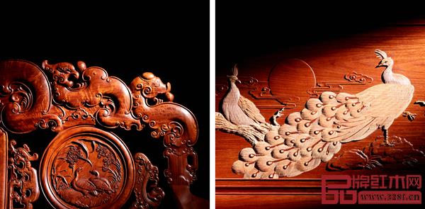 雅仕軒的所有紅木雕刻都由匠師精雕細(xì)琢而成