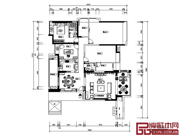 雅仕軒紅木全屋定制本文案例圖紙 