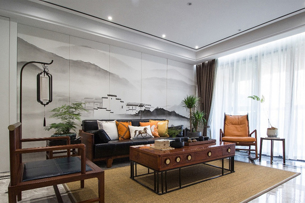 120平現(xiàn)代新中式 簡單優(yōu)雅空間