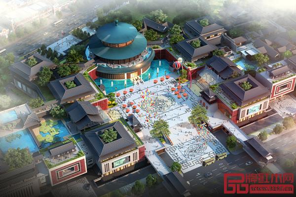 紅博城北廣場鳥瞰圖 紅博城北廣場鳥瞰圖