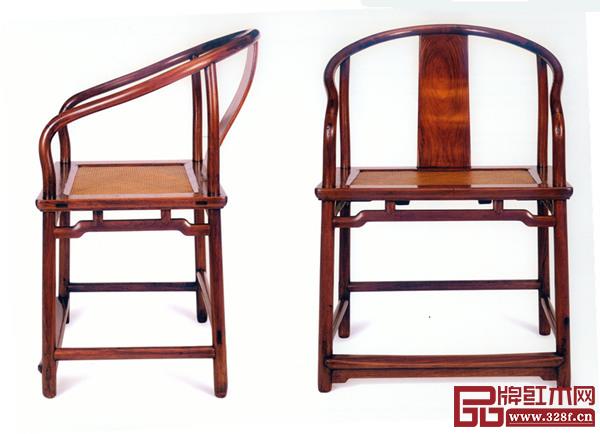 圖1 傳統(tǒng)的不出頭的圈椅 圖1 傳統(tǒng)的不出頭的圈椅