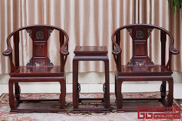 富寶軒紅木闊葉黃檀皇宮椅 富寶軒紅木闊葉黃檀皇宮椅
