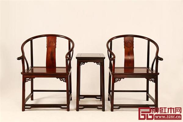 紅木圈椅三件套 紅木圈椅三件套