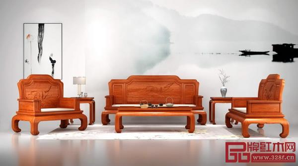 中山市百富匯紅木家具有限公司 名稱：《明月沙發(fā)》