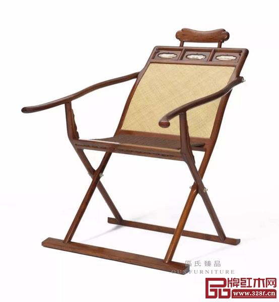 Lot274 黃花梨躺椅／區(qū)勝春 110×65×100cm RMB300,00-500,000