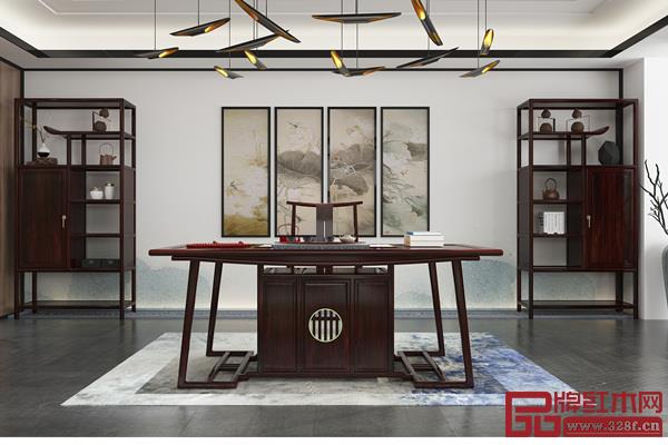 印巷森刻“喜上梅梢”系列中式人文家具?