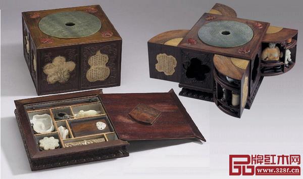 紫檀多寶閣方匣 紫檀多寶閣方匣