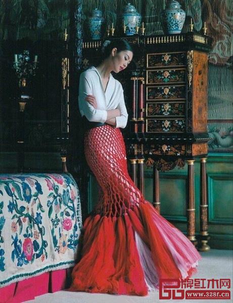 劉雯搭配紅木家具彰顯國際韻味 劉雯搭配紅木家具彰顯國際韻味