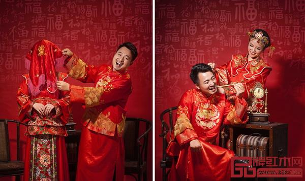 紅木家具豐富了場景,增添了活力(圖片來源:維納斯攝影) 紅木家具豐富了場景,增添了活力(圖片來源:維納斯攝影)