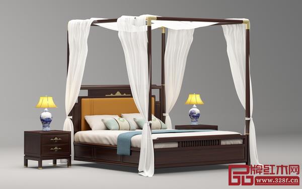 紅木架子床 紅木架子床