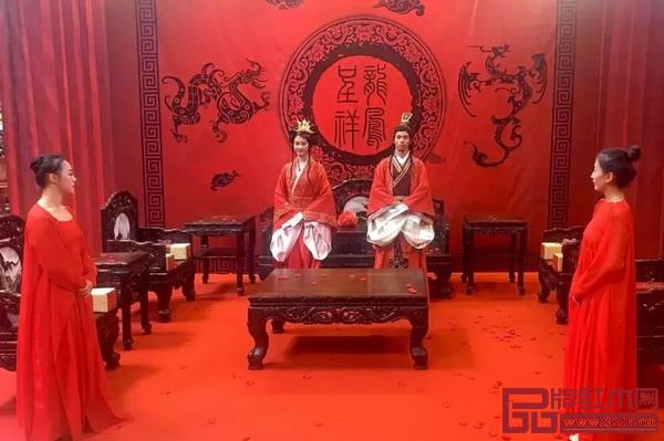 《夢中的漢唐》中式婚俗場景秀 《夢中的漢唐》中式婚俗場景秀