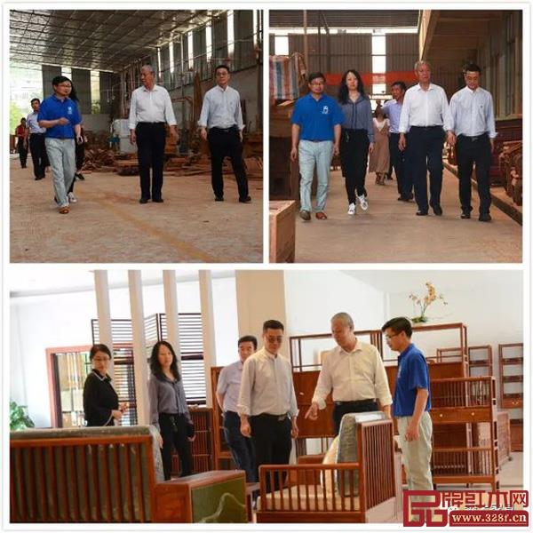劉金良副理事長、王克會長等一行參觀了森木家具工廠展廳和生產(chǎn)車間 劉金良副理事長、王克會長等一行參觀了森木家具工廠展廳和生產(chǎn)車間