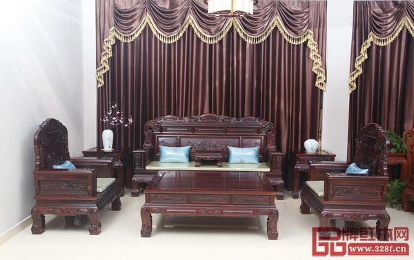 萬家宜紅木——吉星高照沙發(fā)