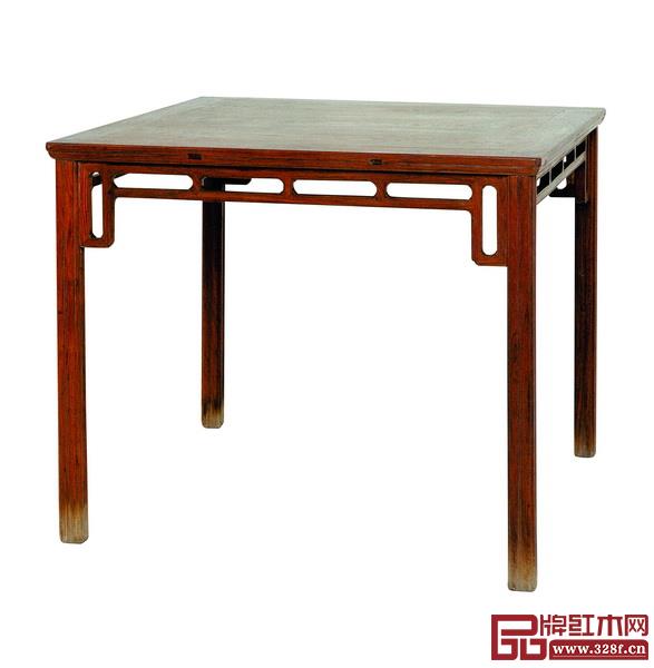 圖2_黃花梨攢牙板方桌 圖2_黃花梨攢牙板方桌