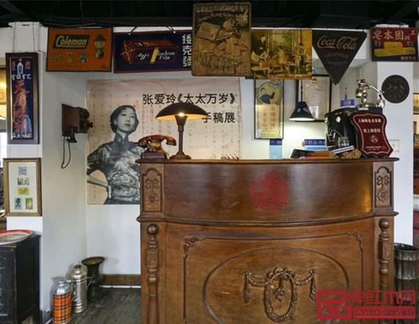 老上海茶館里的帳臺 老上海茶館里的帳臺