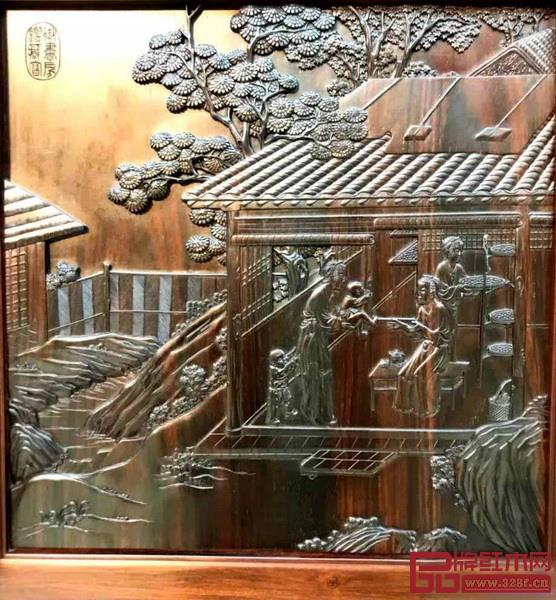 《中華耕織世紀大柜》??棃D中的“二眠”畫面 《中華耕織世紀大柜》??棃D中的“二眠”畫面