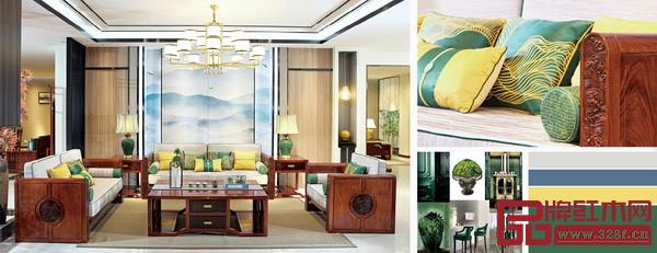 印巷森刻《喜上梅梢系列觀瀾沙發(fā)》 印巷森刻《喜上梅梢系列觀瀾沙發(fā)》