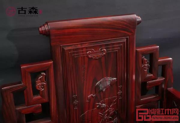 古森紅木為品質(zhì)家具代言