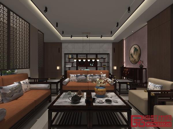 卓閱打造的新中式家居場景二 卓閱打造的新中式家居場景二