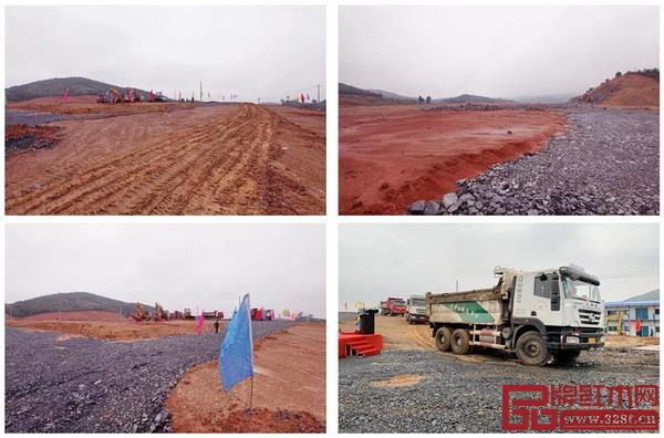 國壽紅木湖南工廠一期地塊施工現(xiàn)場 國壽紅木湖南工廠一期地塊施工現(xiàn)場