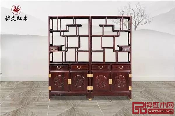 翰文紅木：明式博古架2