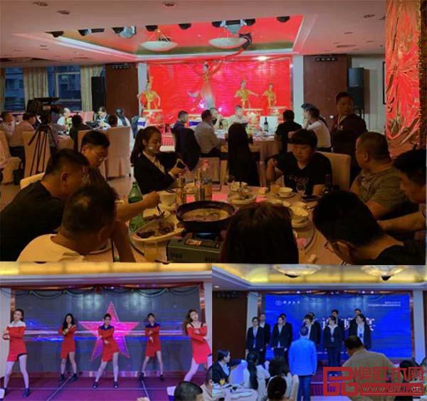  雅典紅木準(zhǔn)備了豐富佳肴和精彩表演，與經(jīng)銷(xiāo)商朋友們共享美好夜晚